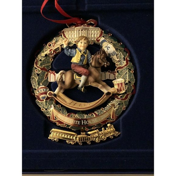White House Historical Association Christmas 2003 Ornament with Original Box - Picture 1 of 5